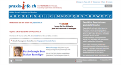Desktop Screenshot of praxis-info.ch